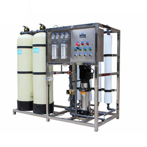 Purificador de Agua por Ósmosis Inversa Industrial y Comercial para Protección Ambiental, PLC, Bomba y Motor, Capacidad 250 L/H, Desalinización 98-99% - Product Image 2