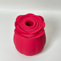 Rose Sexspielzeug Fabrik Großhandel Neuer Nippel-Klitoris-Stimulator Rose Vibrator Frauen Sex Rose Spielzeuge