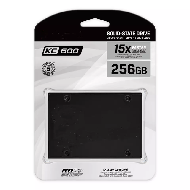 KC600 Duro Solid State Drive 256GB to 2TB Internal SATA3.0 2.5 Inch Laptop Desktop SSD