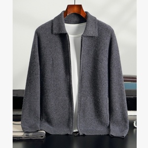 Conjunto <span class=keywords><strong>de</strong></span> Dos Piezas <span class=keywords><strong>de</strong></span> Chaqueta y Pantalones <span class=keywords><strong>de</strong></span> <span class=keywords><strong>Punto</strong></span> con Cremallera, Traje Deportivo <span class=keywords><strong>de</strong></span> Lana <span class=keywords><strong>de</strong></span> Cachemira para <span class=keywords><strong>Hombre</strong></span> con Logotipo Personalizado OEM - Product Image 3