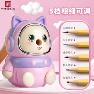 Taille-crayon manuel Dingbang Cute Cat, réglable, pour enfants, usage scolaire - Product Image 4
