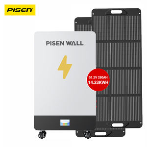 Pisen 10kw 14.33kw 15kw lifepo4 10240wh 51.2v 280ah מערכת סולארית בית סולרית - Product Image 1
