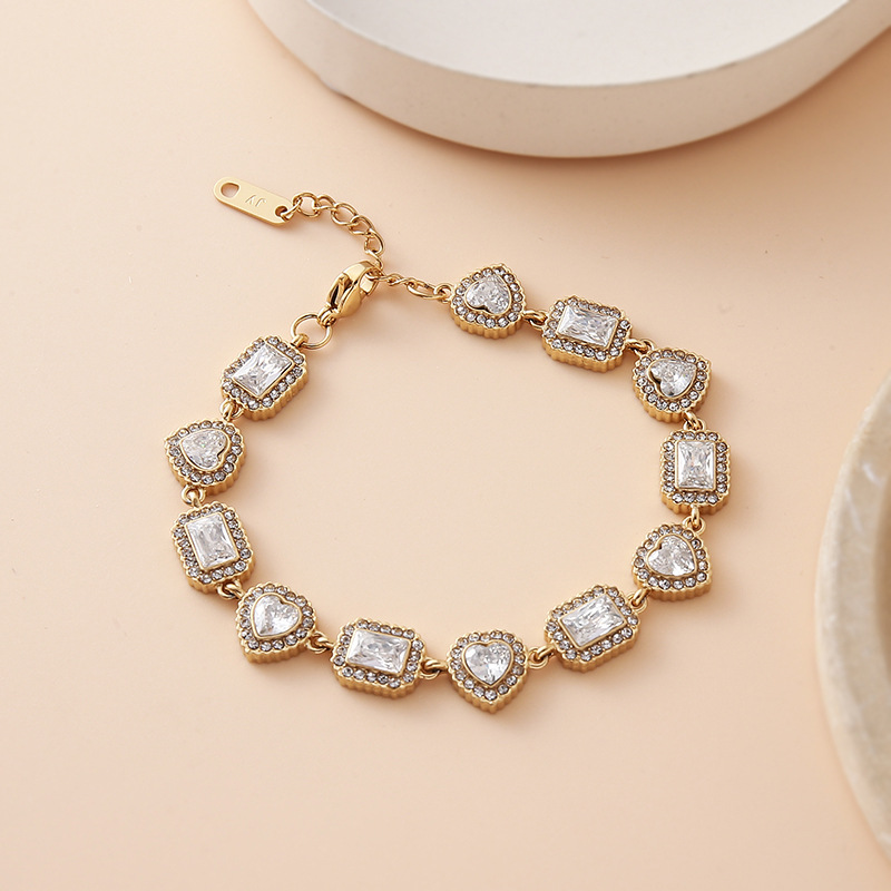 heart+Rectangle gold