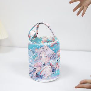 Tùy Chỉnh In Ấn Công Suất Lớn Thời Trang Phụ Nữ Phụ Nữ Ngoài Trời <span class=keywords><strong>Canvas</strong></span> Tote Xô Túi Xách Công Cụ Thùng Túi - Product Image 5