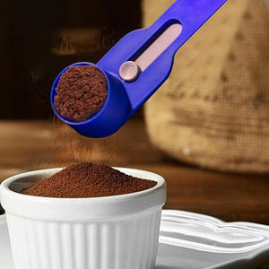 Cuchara de Plástico LM con Embudo, Antiderrames, Medición Precisa, Resistente, Ecológica, Multifuncional, Utensilio de Cocina para Repostería - Product Image 1