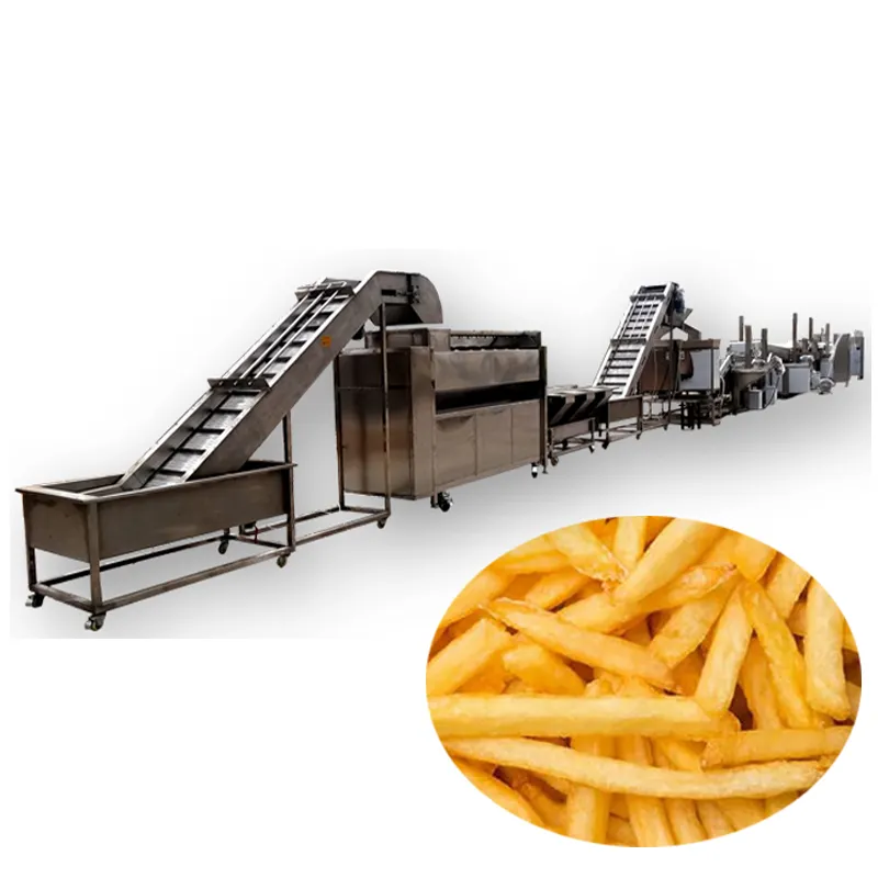 Aardappel chips/kfc kip/vlees/vis/groenten frituur/friteuse/verwerking lijn