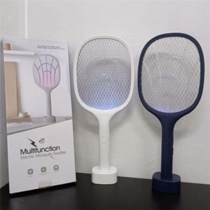 2-in-1 Electric Mosquito Swatter with <b>Charging</b> Base UV Purple Light Rechargeable Mosquito Trap for Indoor Outdoor Household Pest - Product Image 6