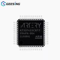 Microcontrolador ARM Cortex-M4 de 32 bits, 150MHz, 128KB Flash, LQFP-48 con FPU, DSP, USB, OTG, CAN, Grado Industrial, AT32F415CBT7