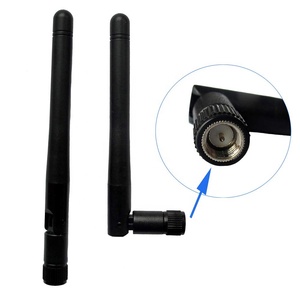 Antenna a Stilo in Gomma a Lungo Raggio WiFi 2.4G con Connettore SMA, Dual Band 3DB, Antenna Esterna per Modem <span class=keywords><strong>Router</strong></span> - Product Image 1