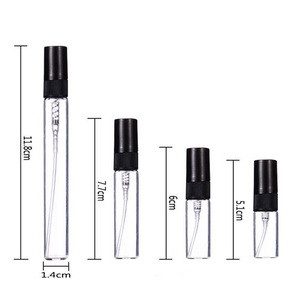 <span class=keywords><strong>Prix</strong></span> d'usine 2ml 3ml 5ml 10ml Petit vaporisateur vide <span class=keywords><strong>Testeur</strong></span> de <span class=keywords><strong>parfum</strong></span> rechargeable Bouteille de <span class=keywords><strong>parfum</strong></span> en verre mince de voyage avec bouchon à vis - Product Image 2