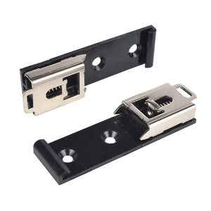 Accesorios de riel Din, abrazadera de resorte de 18MM de ancho, clip de montaje de Clip de riel Din para riel de sombrero de copa de 35 <span class=keywords><strong>MM</strong></span> - Product Image 2