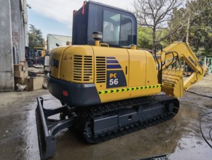 Excavadora Hidráulica Usada en Buen Estado KOMATSU PC56-7, Mini Excavadora de 5 Toneladas PC56-7 en Venta - Product Image 5