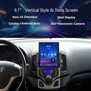 Màn hình Tesla 9.7 inch kiểu dọc, hệ điều hành Android 12, đầu radio xe hơi dành cho Hyundai <span class=keywords><strong>I30</strong></span> 2007-2011, tích hợp dẫn đường <span class=keywords><strong>GPS</strong></span>, Carplay/Auto, đầu phát video DVD - Product Image 2