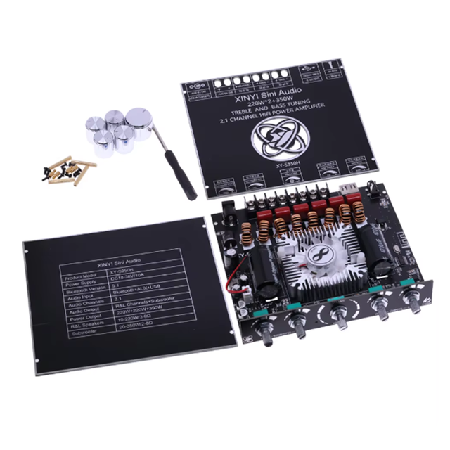 2.1 Channel TPA3251 Power Amplifier Board Module 220W*2 + 350W High and Low Subwoofer Electronic Modules and Kits