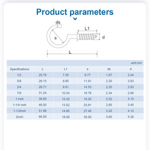 Đồng Mạ Kẽm Màu Xanh Mạ Kẽm Cup Vít Hooks Tường Treo Peg Vít Hanger Trần Treo Móc - Product Image 5
