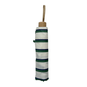 Parapluie de voyage manuel moderne ultra-léger à trois plis à 6 baleines, protection solaire pour le soleil et la pluie - Product Image 4