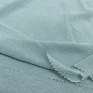100% Polyester Mật Độ Cao Kết Cấu Nhăn Voan Vải Trọng Lượng Nhẹ Chất Liệu Thoáng Khí Cho Dresses Hanfu Quần Áo - Product Image 2