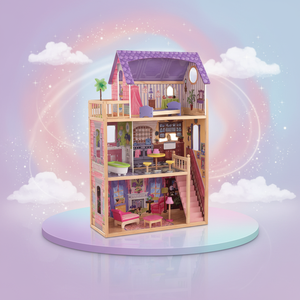 <span class=keywords><strong>Maison</strong></span> <span class=keywords><strong>de</strong></span> poupée en bois Elisyia, accessoires DIY, jouet éducatif, villa, jeu <span class=keywords><strong>de</strong></span> rôle, ensemble <span class=keywords><strong>de</strong></span> meubles pour filles et garçons, mini bébé et enfants - Product Image 5