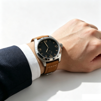 Montre automatique pour affaires en acier inoxydable, logo personnalisé, OEM, ODM, marque privée, fournisseur direct d'usine, vente en gros