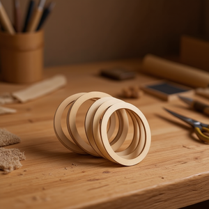 Anello in Legno Ilan 18cm 3mm per Forniture Artigianali - Product Image 3