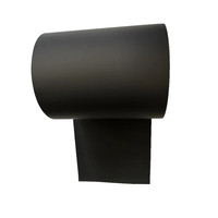 Rouleau de film conducteur en graphène noir PU, souple et durable, résistant à l'humidité, pour électrodes TENS, résistance ECG/EKG de 50 ohms