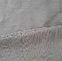 Vente flash : Tissu Nida noir de jais 100 % polyester, tissu coréen pour abaya de Dubaï, pour robe/voile arabe