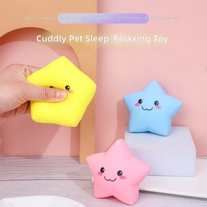 Juguetes de Goma Suave con Forma de Luna y Estrella, Juguetes Sensoriales Antiestrés de Rebote Lento para Todas las Edades, Regalos Unisex - Product Image 1
