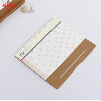 Calendrier de table en papier personnalisé en gros avec design pliable écologique, impression sérigraphique, calendrier de l'avent perpétuel 2024 sur support