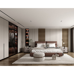 Armoire de rangement classique en bois, haute qualité, mobilier moderne pour chambre à coucher, armoire et <span class=keywords><strong>lit</strong></span> - Product Image 2
