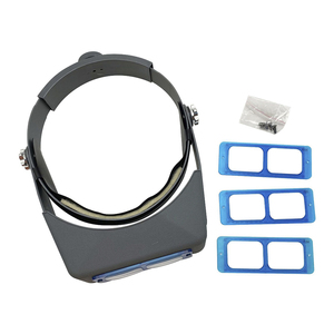 Lupa de Cabeza LED Shanghai Fltek LM-200 con Lentes Intercambiables 1.5X-3.5X para Reparación de Gafas, Aumento 1.5x 2.0x 2.5x 3.5x - Product Image 3