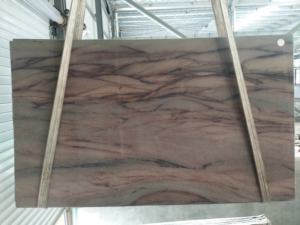 Quarzo <span class=keywords><strong>Rosso</strong></span> Naturale Colinas, <span class=keywords><strong>Pietra</strong></span> Lussuosa <span class=keywords><strong>Rosso</strong></span>-Marrone con Venature Stratificate a Flusso Paesaggistico per Pareti Decorative e Pavimentazioni - Product Image 1