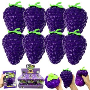 ของเล่นบีบคลายเครียดรูปองุ่นจัมโบ้ ขนาด 19x14 ซม. จากคลังสินค้าสหรัฐฯ เหมาะสำหรับบรรเทาความวิตกกังวล ของขวัญวันเกิด ของขวัญใส่ถุงขวัญ - Product Image 1