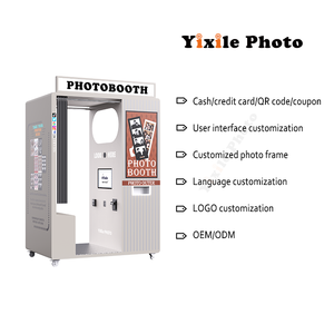 Yixile Outdoor All-in-One Photo Booth Máquina expendedora <span class=keywords><strong>Centro</strong></span> <span class=keywords><strong>comercial</strong></span> Popular Selfie Photo Booth Coin Operated Digital Photo Booth - Product Image 3