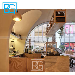 เคาท์เตอร์สำหรับร้านกาแฟเคาน์เตอร์บาร์ชานมสไตล์ไม่เหมือนใคร - Product Image 3