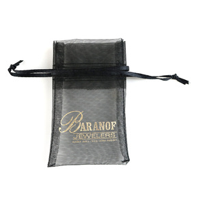 Pochette en organza personnalisée, sac à bijoux en organza, sac en organza - Product Image 6