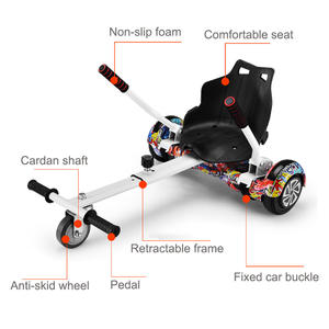 キッドアダルトコンバージョンキットホバーカートゴーカートアクセサリーホルダーカートホバーボードセルフバランス電動スクーター用シートアタッチメント - Product Image 2