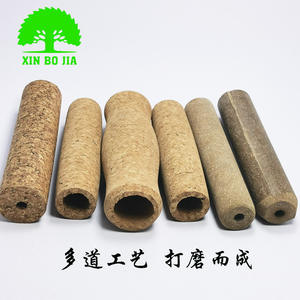 Poignée de canne à pêche Xin Bo Jia en liège, longueur 1,6 cm, poignée en bois souple jaune terreux pour équipement de pêche en lac - Product Image 4