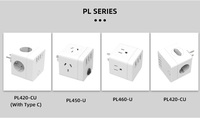 Prise de courant européenne à 3 prises avec adaptateur USB à 4 ports et 2 ports, certifiée CE ROHS, installation facile, chargeur mural de voyage