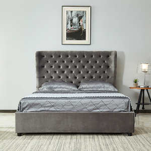 Nút Gỗ Nhà GIƯỜNG KHUNG Phòng Ngủ Khung Vua Kích Thước Tương Lai Giường - Product Image 3