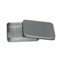 Boîte en métal rectangulaire personnalisée avec logo, qualité alimentaire, emballage métallique durable pour bonbons, boîte en métal avec couvercle