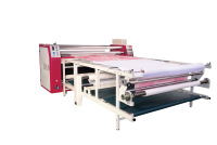 Machine de transfert de papier par sublimation numérique à rouleaux chauffés à l'huile, grande vitesse, haute précision, rouleau à rouleau