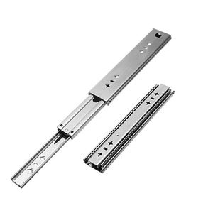 Rails coulissants industriels robustes en acier laminé à froid de 1,8 mm, capacité de charge de 200 kg pour tiroirs, armoires et machines - Product Image 2