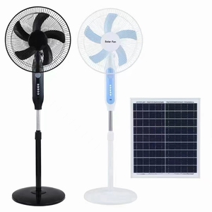 Ventilateur d'extérieur oscillant à énergie solaire, ventilateur automatique 16 pouces haute vitesse rechargeable ADC-F11, ventilateur ADC-F12 à énergie solaire - Product Image 5