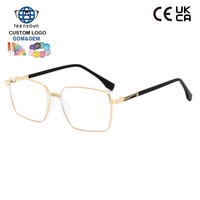 Montures de lunettes en métal anti-lumière bleue Teenyoun pour hommes, bloquant la lumière bleue, en stock – Vente en gros