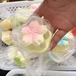 Cherry Blossom Powder Pudding Cake Plasticine Super Soft Squishy Toy Unisex Slow <b>Rebound</b> Decompression for Children - Product Image 2