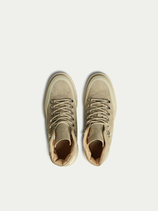 VOGU Stivaletto da <span class=keywords><strong>Uomo</strong></span> in Pelle Scamosciata Stile Retrò con Lacci, Antiscivolo, Traspirante e Leggero per Autunno Inverno - Product Image 6
