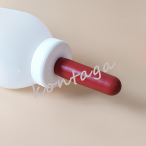 Nouvelle bouteille d'alimentation en plastique blanche <span class=keywords><strong>de</strong></span> 2 L pour veaux et agneaux <span class=keywords><strong>avec</strong></span> tétine en caoutchouc pour l'alimentation des vaches, des chevaux et des moutons - Product Image 5