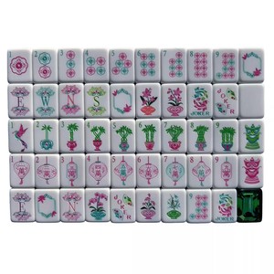 Juego de Mahjong Americano Personalizado, Plegable, Portátil, de Cuatro Capas, con Fichas de Acrílico Grabadas, 160 Piezas - Product Image 2