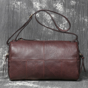 กระเป๋าหนังวัวแท้สะพายข้างสำหรับผู้ชาย  ขนาดเล็ก สั่งซื้อได้จำนวนน้อย - Product Image 2