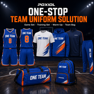 Paket Perlengkapan Tim Basket Lengkap, Seragam Pertandingan Custom Print, Kaos Pemanasan, Hoodie, Celana, Tas, Bahan Anti Lembab untuk Sekolah - Product Image 2